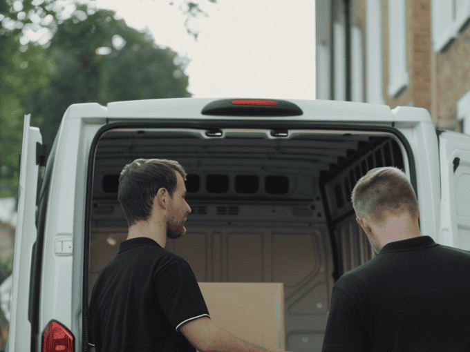 Man With a Van during a last-minute moving day